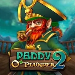 Paddy O'Plunder 2 slot game with pirate leprechaun and ship